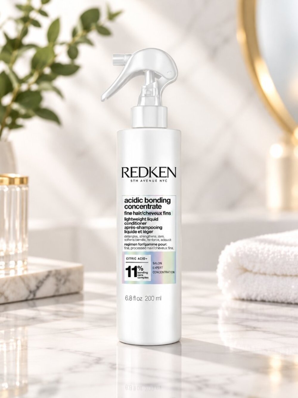 MSRP $38 – Redken Acidic Bonding Concentrate Light Liquid Conditioner – 200 mL